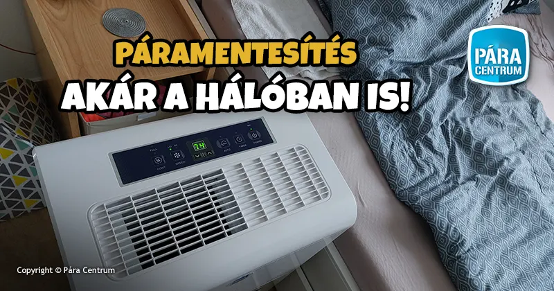 Alfa párátlanító páramentesítés közben