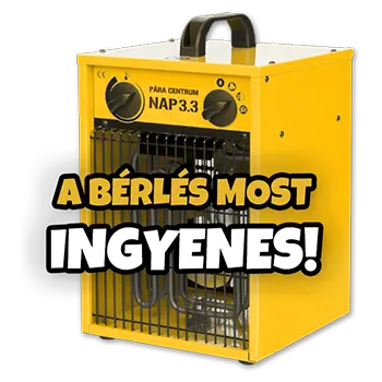 Hősugárzó bérlés