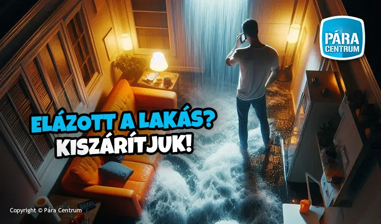 Elázott lakás kiszárítása