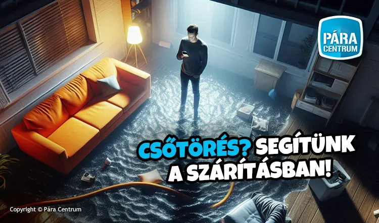 Lakás beázás, lakás csőtörés