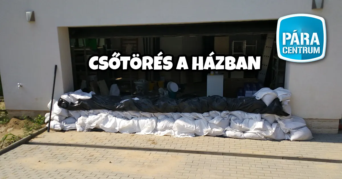 Kép a bejegyzésből: Csőtörés a házban