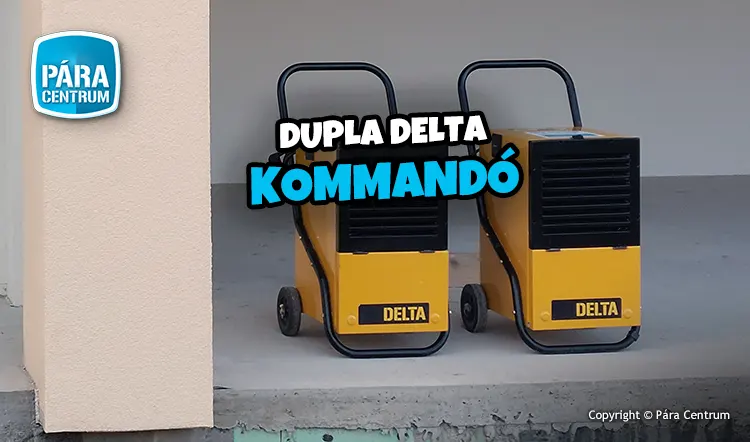 Páramentesítő bérlés vizes falak szárításához