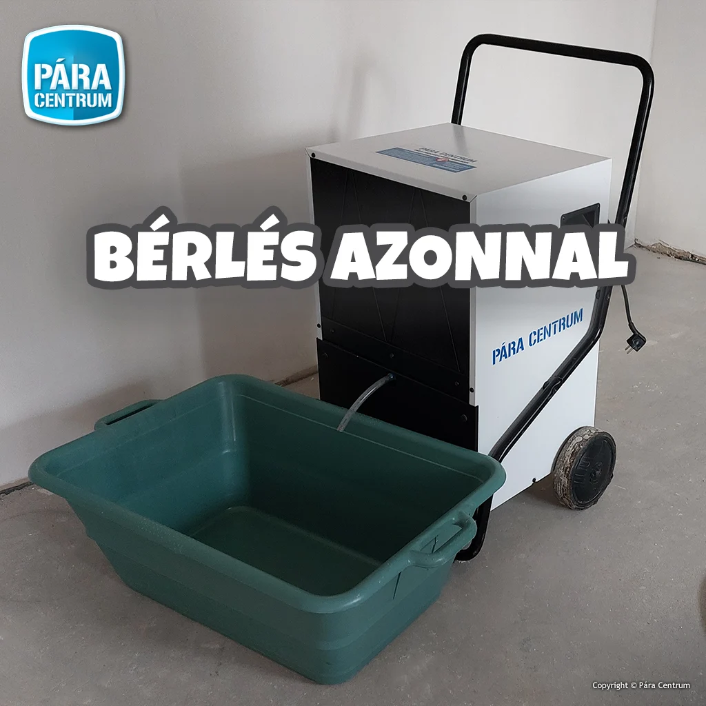 Páramentesítő bérlés vizes falak szárításához