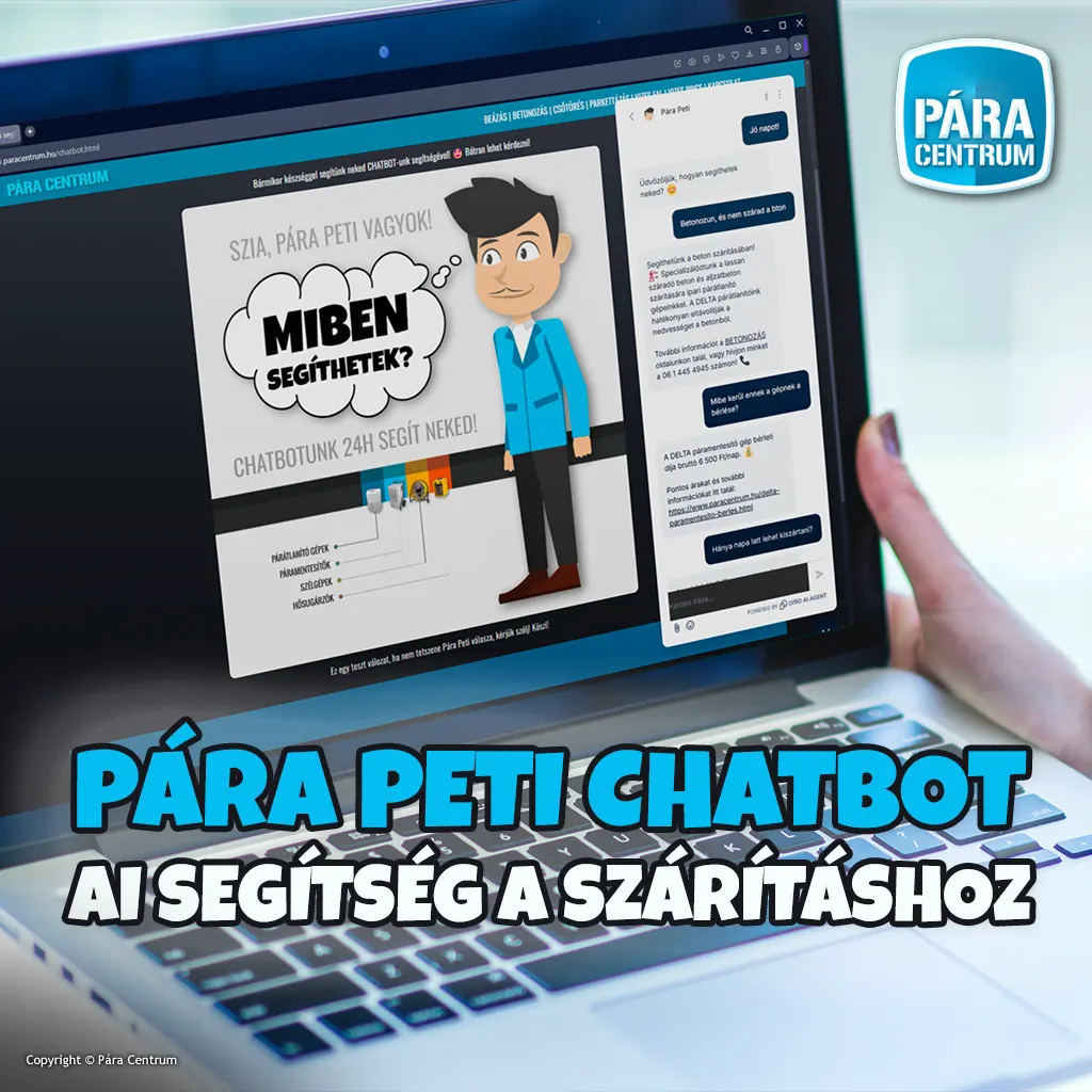 AI chatbot páramentesítéshez – Pára Peti