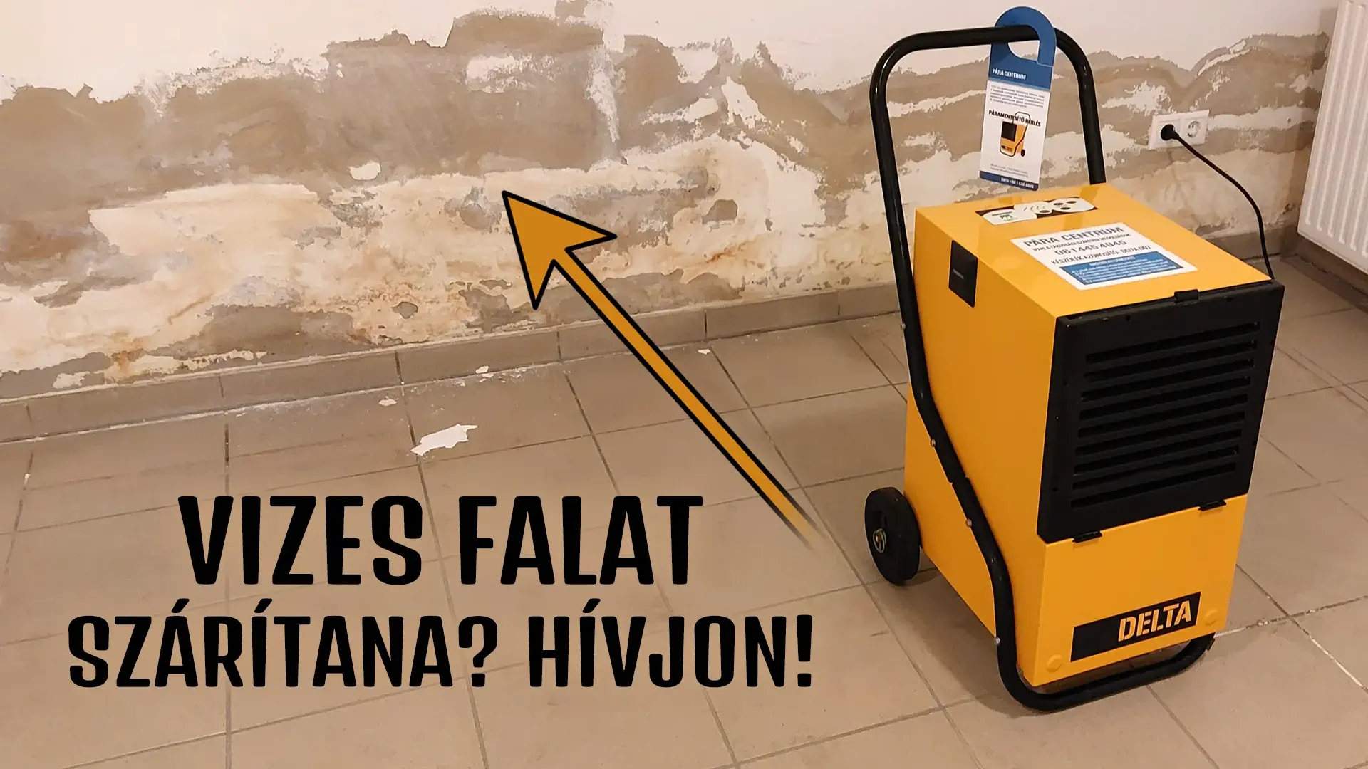 Kép a bejegyzésből: Vizes fal szárítása