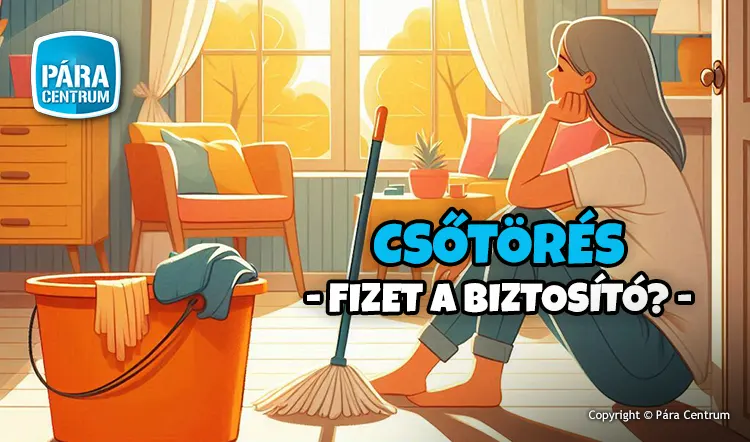 Csőtörés biztosító