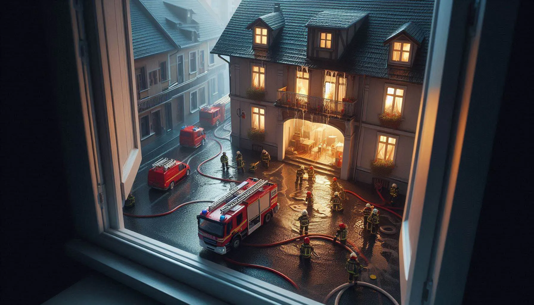 Kép a bejegyzésből: Tűzkár áztatta lakás