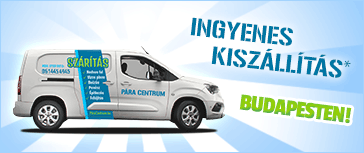 Ingyenes kiszállítás Budapest & Szombathely környékén!