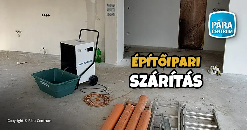 Építőipari páramentesítés ipari falszárító gépekkel