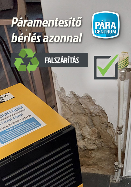 Páramentesítő bérlés