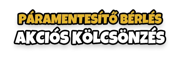 Akció Páramentesítő bérlés