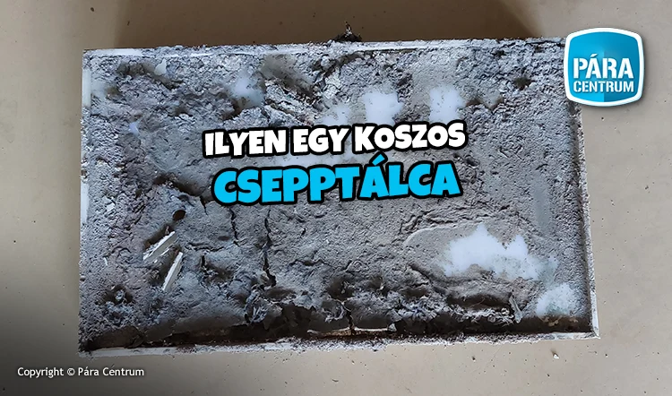 Páramentesítő csepptálca