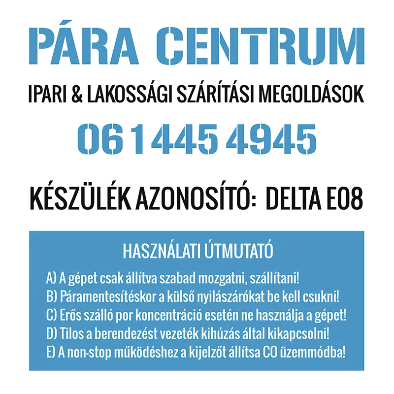 Delta ipari párátlanító