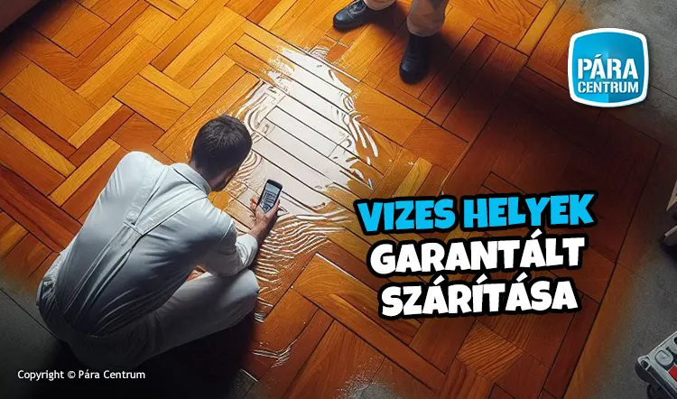 Vizes falak garantált, 100%-os gépi szárítása